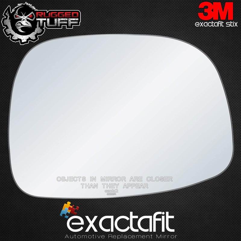 Rugged TUFF Passenger Side Mirror Glass Replacement For 2002 2003 2004 2005 2006 2007 Buick Rendezvous Right Door Mirrors exactafit 8222R - Image 3